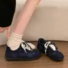 2026 Nuevos Zapatos de Entrenamiento Alemanes para Mujer Cómodos de Suela Plana Casual Deportivos Versátiles Zapatos Individuales Zapatos de Tabla Práctica de Conducción Zapatos Blancos Zapatos de Mujer