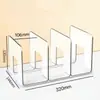 Bolsa Organizadora de Guarda-Roupa com Três Compartimentos Transparente Prateleira para Livros Armazenamento Divisória de Guarda-Roupa Prateleira para Armazenamento de Bolsas Organizador de Guarda-Roupa Projetado Especialmente para Comércio Eletrônico Transfronteiriço