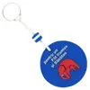 Chaveiro de bóia para atacado/Pingente de chaveiro de 3 camadas/Lembrança de piscina de navio de logística