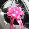 Carro do casamento fita flor casamento carro equipe decoração casamento flutuar laço fita mão flor suprimentos
