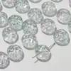 10 Cuentas de Gelatina de Verano Vidrio Transparente Patrón Doble Recto Cuentas Pulsera de Cuentas de Vidrio Cuentas Sueltas DIY Hecho a Mano
