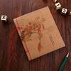 Cuaderno estilo chino con borla de fábrica, punto, antiguo, línea de coche manual, logotipo impreso