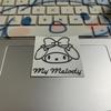Pegatina de dibujos animados para teléfono móvil, galvanoplastia, pegatina de metal Sanrio, pegatina plateada de anime, pegatina impermeable para perro parchia, venta al por mayor