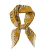 Lenço Quadrado Pequeno de Seda e Lã Estilo Coreano Versátil Castanha de Caju para Mulheres no Outono e Inverno Padrão Espinha de Peixe Lenço Decorativo Lenço Estiloso