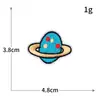 Parche de tela bordado con respaldo autoadhesivo, globo aerostático, astronauta, caricatura, bordado para computadora, parche de ropa de comercio exterior transfronterizo