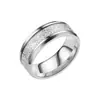 Suéter de Moda de Acero Inoxidable Estilo Coreano de Gama Alta Combinado con un Anillo de Pareja, Acero de Titanio Resistente a la Decoloración Textura Mate Accesorio Versátil
