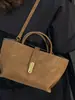 Bolso de Mano de Gran Capacidad para Mujer 2025 Invierno Nuevo Retro Commuter Bolso Tote Moda Coreana Bolso Cruzado Simple