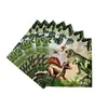 Atmosfera de Aniversário Temática Dinossauro Jurássico Transfronteiriça Suprimentos para Festa de Aniversário Prato de Papel Copo de Papel Conjunto de Louça Descartável
