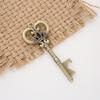 Abridor de garrafas Cross-Border Beer Key novo chaveiro de casamento de abridor de garrafas de coroa criativa