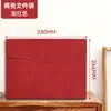 Bolsa de documentos de negocios tamaño A4 con tacto de piel, bolsa de almacenamiento multifuncional impermeable y resistente a las arrugas, bolsa de almacenamiento portátil para clasificar recibos, bolsa de documentos