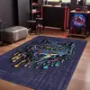 Alfombra de Cristal de Terciopelo Estilo Americano Transfronteriza de Amazon para Salas de Juegos, Alfombra Resistente a Manchas y al Desgaste, Alfombra Grande para Sofá de Sala de Estar