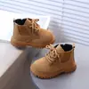 Dr. Infantil. Botas Martens Meninos Meninas Botas Curtas 2026 Nova Outono Meninas Botinhas de Bebê Botas Amarelas Pequenas de Bebê Botas de Couro Estilo Britânico Simples