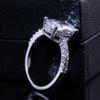 Ebay Amazon Nueva Moda Personalizado Europeo y Americano Zircón Platino Anillo Moda Japonesa y Coreana Anillo de Compromiso
