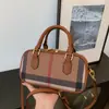 Bolso Clásico de Cuadros Elegante Exquisito, Bolso de Mujer de Gama Alta Nicho Casual Estilo Perezoso Más Vendido, Bolso Cruzado Diario para el Trabajo