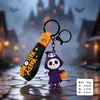 Llavero de Figura de Calavera de Parca de Halloween Estilo Oscuro Par de Pareja Colgante Decoración Festiva Regalo Pequeño Venta al por Mayor