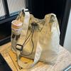 Saco de pano de nylon Saco de Tote Feminino Grande Capacidade de Verão Crossbody 2024 Novo All-match Shoulder Class Bag
