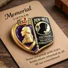 Pin de solapa con diseño cruzado creativo, de gran venta, estilo nuevo y divertido, práctico, portátil, para recuerdo, insignia conmemorativa