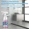 Desincrustante de Baño Limpiador de Baño Lavabo de Vidrio Tina Acero Inoxidable Spray Removedor de Sarro