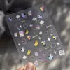 Tomoni Pegatinas para Uñas Anaglifo Celebridad de Internet Caliente Ins Papelería Japonesa Lindas Pegatinas para Uñas Pegatinas Serie Smiley