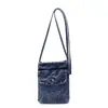 Bolso Bandolera de Mezclilla Estilo Japonés Ins Hong Kong Retro con Solapa para Mujer, Mochila Artística para Estudiante, Bolso Cruzado de un Solo Hombro