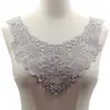 Gola de renda solúvel em água peça de corsage de renda de poliéster gola falsa vazada acessórios de vestuário DIY posição da gola renda