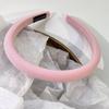 Diadema de Tela para el Cabello Esponjosa Color Diario Blanco Ropa Exterior Parte Superior Alta del Cráneo Tarjeta para el Cabello Coreana Dongdaemun Vintage ins Accesorios para la Cabeza