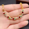 Pulsera de Rubí Natural S925 Plata Piedra Principal 3*4 Joyería de Lujo Venta Directa de Fábrica
