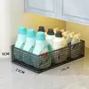 Cesta de ropa sucia móvil debajo del mueble del baño, cesta de almacenamiento debajo del lavabo, carrito con ruedas de pie, estante de almacenamiento para detergente