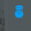 Novos adesivos personalizados YG61 luminosos HELLO sapo três cores interruptor adesivos casa decoração de parede adesivos de parede
