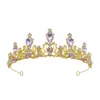 Tocados de Corona de Alta Gama para Princesas, Corona de Cristal de Lujo Ligero para Niños, Regalo de Cumpleaños para Niñas, Tocado para Actuación en Escenario, Accesorio para el Cabello