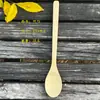 Cuchara de Bambú, Cuchara de Madera, Cuchara para Miel sin Pintar, Cuchara Sopera de Mango Largo, Cuchara de Regalo, Madera de Bambú Real, Venta al por Mayor por Fabricante, Estilo Japonés