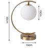 Cubierta de Vidrio Transfronteriza Lámpara de Mesa de Carga USB Doble Enchufe AC Modelo Habitación Mayorista Dormitorio Mesita de Noche Lámpara de Mesa Decorativa