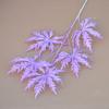 Flor de Boda Morada Morado Oscuro Tema Salón de Bodas de Fantasía Espiga de Arroz Helecho Hierba Decorativo Plástico Flor Falsa