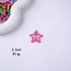 Pasador de Estrella de Dopamina Y2K Lindo para Niña Estrella de Cinco Puntas Pasador de Cabello Color Caramelo Ins Clip BB Clip para Flequillo