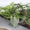 Venda Direta de Fábrica de Cristal de Jade Natural Esculturas de Anjo de 1 polegada Chaveiro Pingente Itens de Decoração para Colar DIY