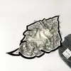 Lenço de Seda Estampado Levemente Luxuoso para Mulheres, Lenço Triangular, Lenço Triangular Decorativo de Seda, Lenço de Pescoço, Xale, Atacado