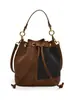 2026 Nova Moda Bolsa de Mão Color-Blocking Bolsa Saco Retrô Popular Nicho Cordão Bolsa para o Dia a Dia Estilo Coreano Transversal Pequena