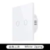 Estándar Europeo Tipo 86 Panel de Interruptor Táctil de Un Solo Cable Vivo para el Hogar Interruptor Táctil Inteligente de Pared Pantalla Táctil Táctil Vidrio Templado
