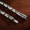 Aishang Pulsera de Plata Trenzada Segura para Hombre Estilo Retro Maza Vajra Hip-Hop de Moda Nicho Joyería Artesanal Tailandesa Estilo Caliente de Amazon