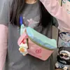 Bolso de pecho Dopamine fashion para mujer, nuevo bolso de hombro casual ligero de moda, bolso cruzado para deportes al aire libre estilo coreano para estudiantes