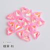 Explosiones japonesas de celebridades de Internet, adornos de corazón de color diamante para uñas, adornos de corazón de color mágico de cristal, adornos de corazón de diamante color melocotón para uñas