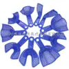 Materiais Dentários Aço Plástico Molde Bandeja Dental Bandeja Plástica Azul Descartável Modelo Diafragma Bandeja de Malha Dentes