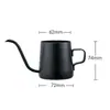 Cafetera de Mano con Orejas Colgantes, Boca Puntiaguda, Olla de Boca Fina, Olla de Boca Larga, Tetera de Acero Inoxidable Tipo Goteo, Cafetera Doméstica