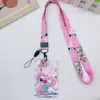Lanyard Largo Lilo & Stitch Funda Protectora para Tarjeta de Autobús Tarjeta de Comida Estudiantil Control de Acceso al Campus Funda Protectora para Documentos