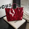 2026 Nova Bolsa de Mão Transfronteiriça Temu Site Independente Impermeável PVC+Lona Portátil para o Dia a Dia Bolsa de Ombro Bolsa Tote