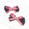 Pinza para el pelo de lujo nicho estilo francés hecha a mano con lazo de pedrería Pinza para el pelo de princesa Pinza para flequillo Pinza lateral Estilo ballet