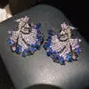 Ideología de la Carpa~Aretes de Pez Zircón Koi Nuevo Estilo Chino Estilo Palacio Aretes de Artesanía Pesada con un Sentido de Nobleza y Sofisticación