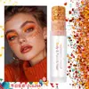 Bastón de Brillo Corporal para Festival de Carnaval Transfronterizo, Bastón de Brillo para Rostro, Sombra de Ojos con Brillo de Sirena, Maquillaje con Brillo Holográfico