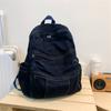 Nova mochila jeans lavada japonesa e coreana pesada mochila feminina de grande capacidade mochila moda cool estudante do ensino médio