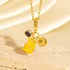 Colar Cruzado Novo Estilo Luxo Leve Esmalte Gota Diamante Cravejado Coração Futebol Flor Nicho Alto Padrão Versátil Corrente para Suéter DIY